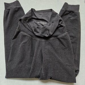 Beyond Yoga Gray Maternity Joggers